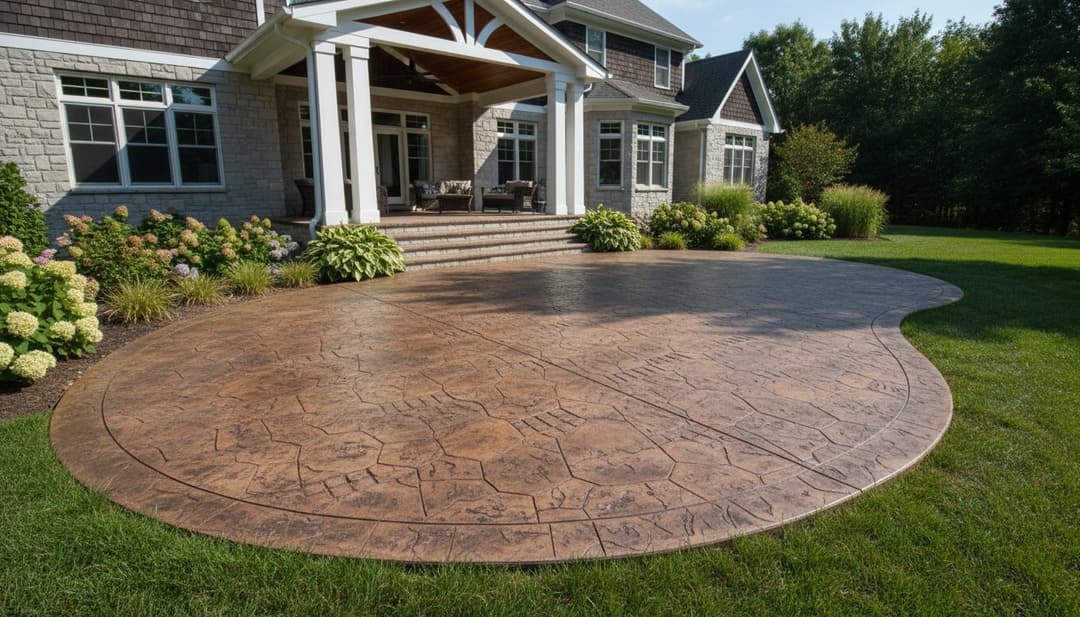 Stamped Concrete Patio — Marietta